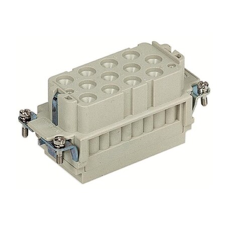 Harting HANCOM K MODULE FEMALE CRIMP, 16B 12/2+PE 40A/690V 10A/250V, 9320123101